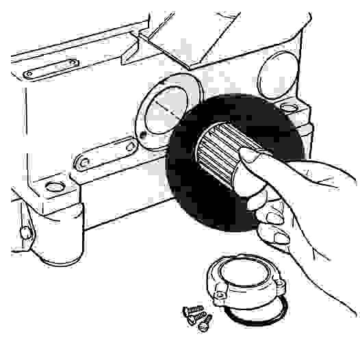 c. Verificando a circulação de óleo Quando estiver sendo acionada, a circulação