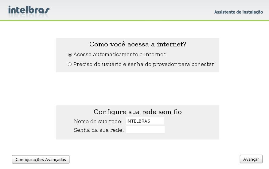 Confi guração da rede wireless 4.