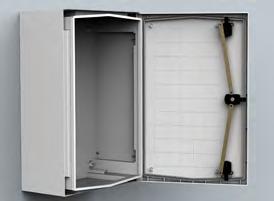 Mecanismo de elevação da porta Os armários compactos com, no mínimo, 735 mm de altura estão equipados com um mecanismo de elevação da porta para garantir