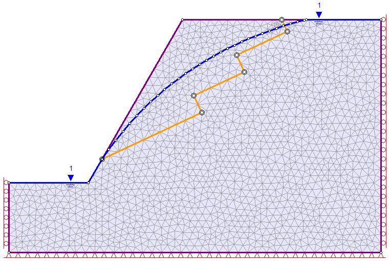 Daqui resulta o valor de φφ: φφ = tan 1 (1 ± k v)sin αα + kk h cos αα (1 ± kk vv ) cos αα kk h sin αα (4.18.) As diferenças que o EC7 vai impor na análise de estabilidade do talude são mínimas.