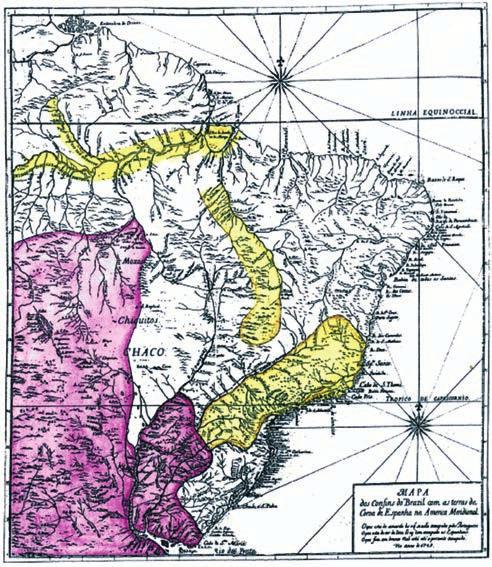 Brasil Colônia: bandeirantismo, mineração e Período Pombalino 06. (UFMG) Observe este mapa: 07.