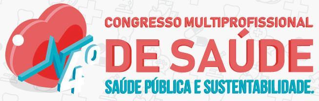 IV CONGRESSO MULTIDISCIPLINAR EM SAÚDE NORMAS E PROCEDIMENTOS PARA SUBMISSÃO DE TRABALHO CIENTÍFICO (RESUMO EXPANDIDO) INFORMAÇÕES GERAIS: No período de 9 a 10 de novembro de 2018, serão realizadas