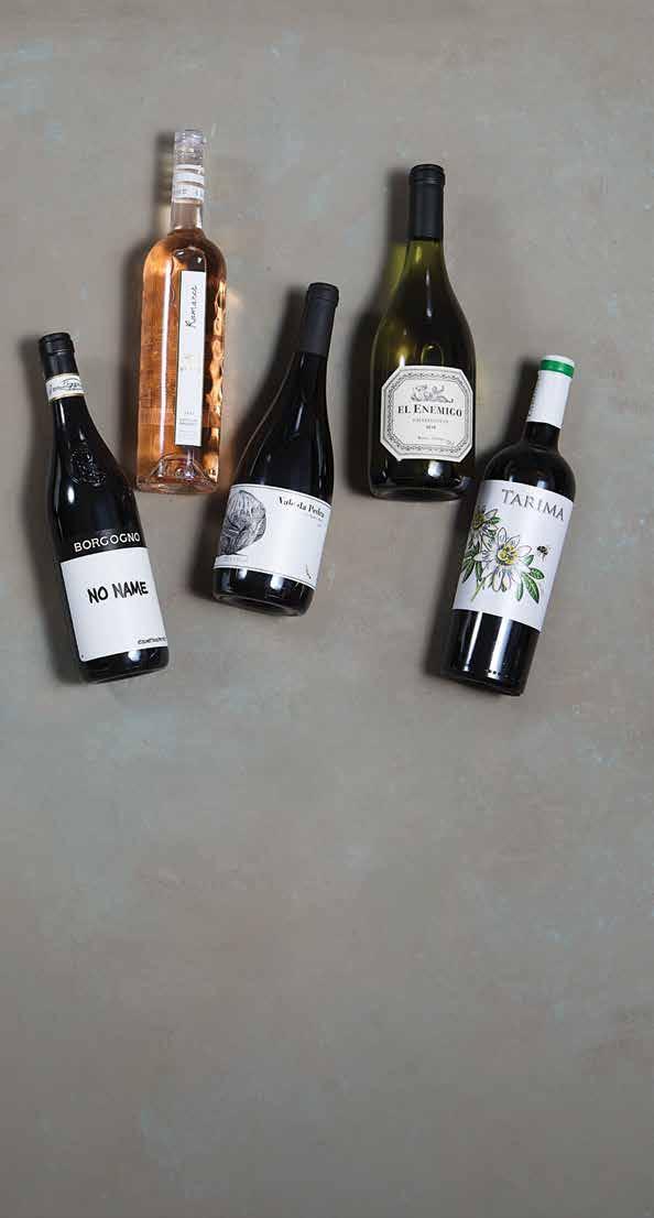 NO NAME LANGHE NEBBIOLO 750ml Borgogno Piemonte, Itália ROMANCE CÔTES DE PROVENCE - ROSÉ 750ml Château de Berne Provença, França VALE DA PEDRA - SYRAH 750ml Guaspari Espírito Santo do Pinhal, Brasil