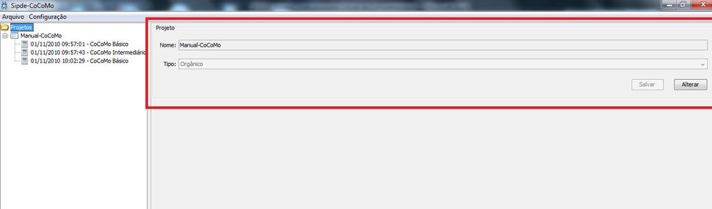 Sair: finaliza o sistema. 5.3. Menu Configuração Há apenas uma opção neste menu e é muito importante na primeira utilização do sistema. Com ela será configurado o banco de dados.