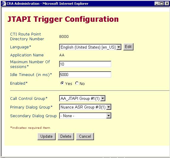 Error: 500 Location: /appadmin/jtapitrigger Internal Servlet Error: java.lang.nullpointerexception at com.cisco.config.trigger.triggerconfig.getsessions(triggerconfig.java:78) at com.cisco.config.trigger.triggerconfig.createsettriggercfg(triggerconfig.