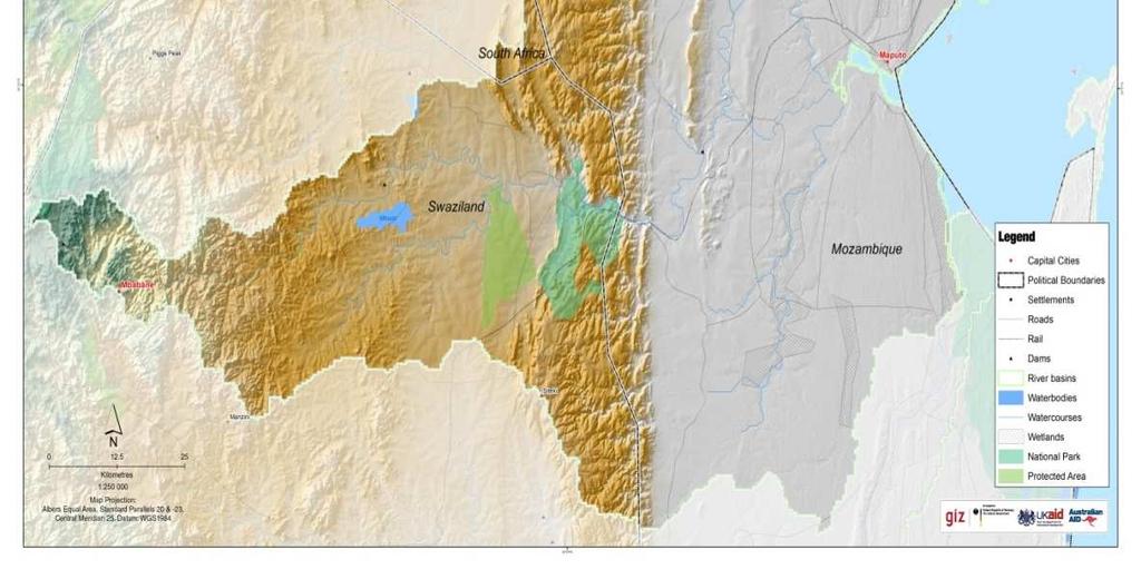 COOPERAÇÃO REGIONAL Bacia do Rio Umbelúzi Moçambique, Suazilândia