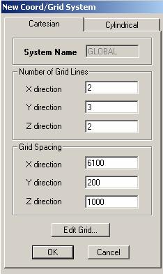 Clique em GRID ONLY para visualizar a caixa com a entrada de dados da