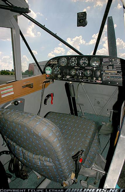 Comandos do piloto Cockpit do Aeroboero aviocr@ita.