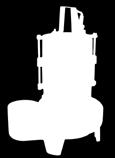 Bombas Submersíveis para Drenagem e Esgotamento Aplicações: Residencial Predial Industrial Agrícola DS 56-40 Carcaça, intermediária e placa de desgaste em ferro fundido Rotor semiaberto em ferro