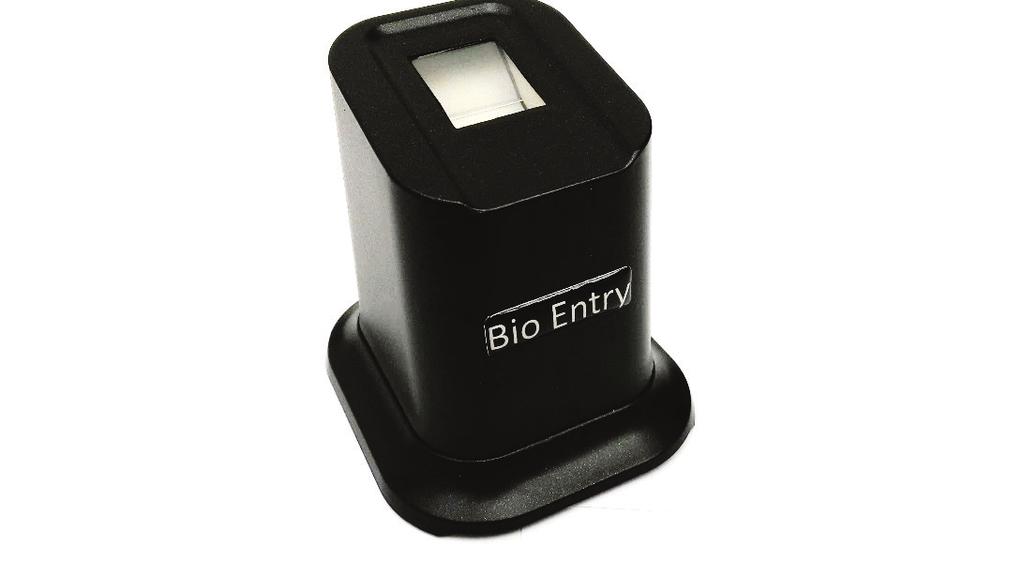 06 Ficha Técnica Bio Entry O leitor Bio Entry é um simples leitor de Biometrias USB utilizado apenas para cadastramento das biometrias dos usuários no sistema.