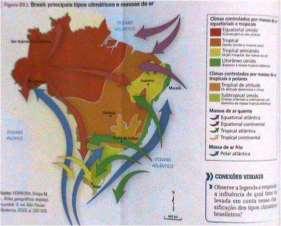 Mapa 1: Climas do Brasil e Massas de ar Mapa 2: Domínios Morfoclimáticos do Brasil 3.