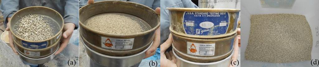 Capitulo 3 - Caracterização dos materiais A argamassa de assentamento/preenchimento apresenta um valor de espalhamento por volta dos 210 mm, o que significa que apresenta mais fluidez do que a