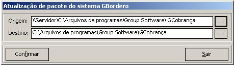 4.2.2. Instalação do sistema 1- No menu inicial do CD de instalação, clique na opção Group Cobrança. 2- Acompanhe a instalação, aceitando a licença e avançando nas telas necessárias. Obs.