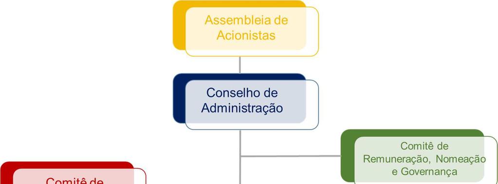 ESTRUTUTRA DE GOVERNANÇA DA NEXA A estrutura de governança da Nexa é constituída por: Assembleia de Acionistas (deliberativo), Conselho de Administração (deliberativo), Comitê de Auditoria