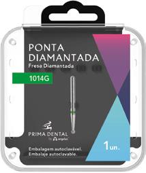 1 PONTAS DIAMANTADAS ESFÉRICA 9.1 PONTAS DIAMANTADAS As pontas diamantadas Angelus Prima foram desenvolvidas com a mais avançada tecnologia de adesão e com diamantes selecionados Premium.