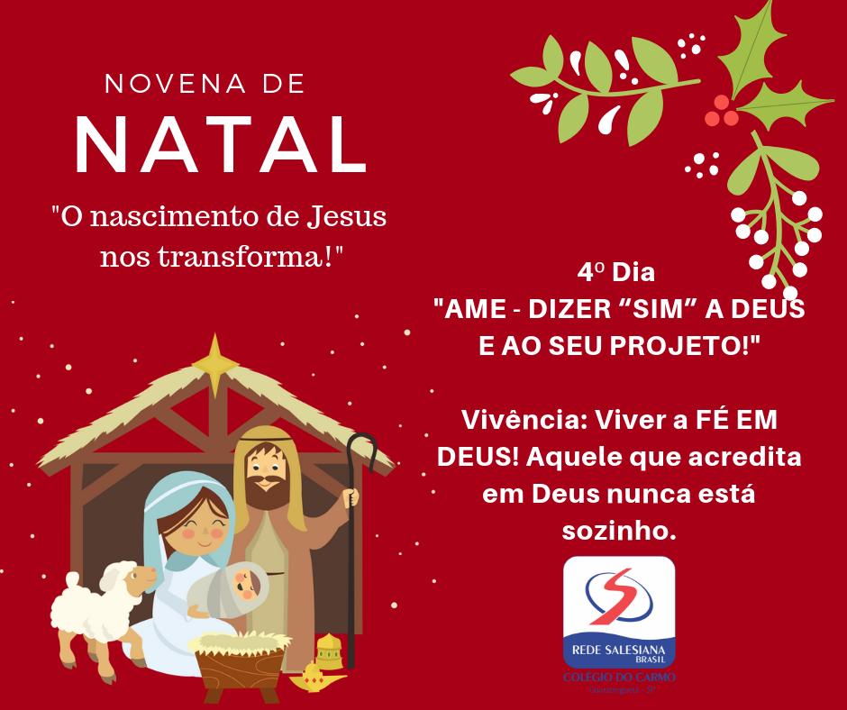 NOVENA DE NATAL 2018 TEMA: O NASCIMENTO DE JESUS NOS TRANSFORMA! - PDF Free  Download