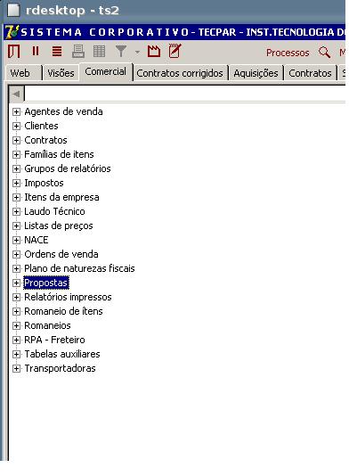 CADASTRANDO A PROPOSTA Módulo Comercial