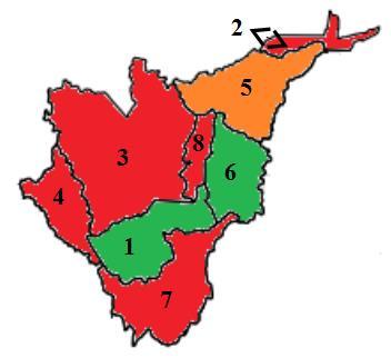 25 O Estado de Goiás é constituído por 18 microrregiões sendo: Anápolis, Anicuns, Aragarças, Catalão, Chapada dos Veadeiros, Ceres, Entorno do Distrito Federal, Goiânia, Iporá, Meia Ponte, Pires do