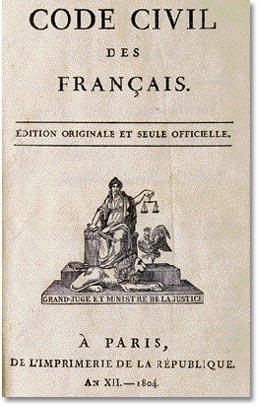 O Código Napoleônico Elaborado em 1804, o Código Civil Francês, consolidou os poderes da burguesia, promoveu a unidade nacional e garantiu o direito à propriedade privada.