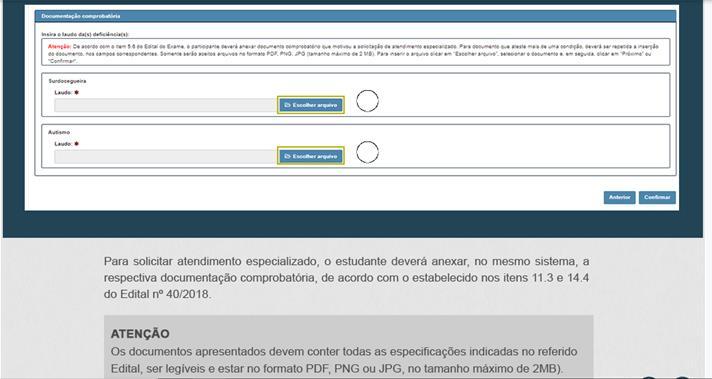 Para solicitar atendimento especializado o estudante precisa,