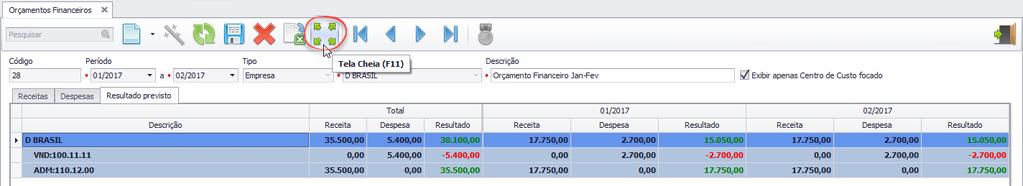 5. Outras funcionalidades da tela 5.