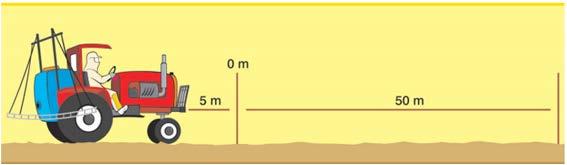 Figura 7: Determinação da velocidade de deslocamento do conjunto. Fonte: ANDEF, 2010.