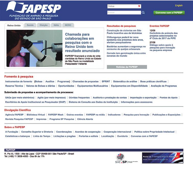 assessoria de comunicação www.fapesp.br/6222 295 releases e sugestões de pauta 1.