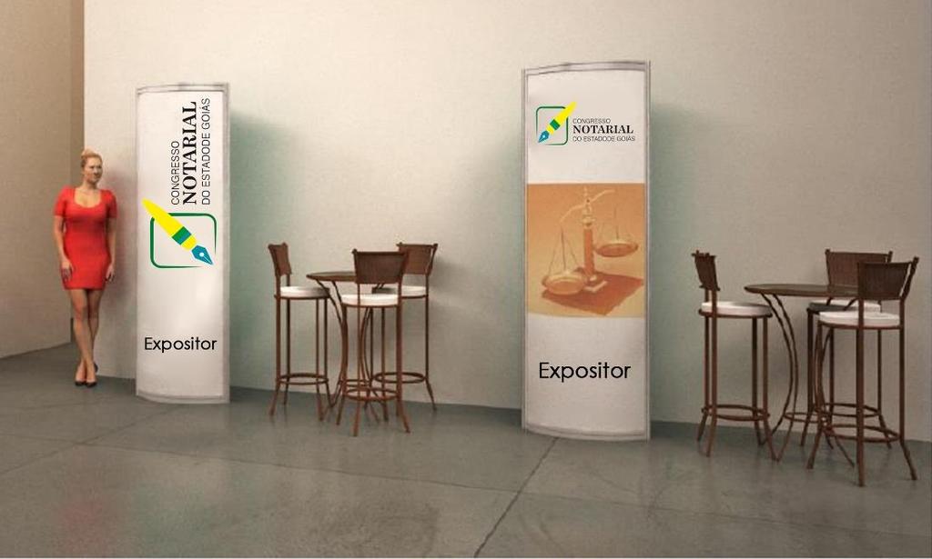 PATROCíNIO PRATA 05 PATROCINADORES Espaço para Totem e mesa Bistrô 4 m²; Inserção de material promocional na pasta dos congressistas (materiais fornecidos pelo patrocinador); Logotipo colocado na