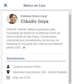 3. ATENDIMENTO 9 3.7. Após a confirmação do atendimento, o segurado terá acesso aos dados do atendimento agendado e do médico?