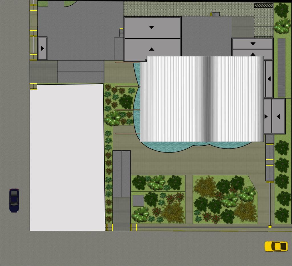 Rua Abraham Tahim PLANTA DE LOCAÇÃO E COBERTURA ÁREA DO TERRENO 3612,68m² ÁREA CONSTRUÍDA DO PAVIMENTO TÉRREO 1246,97 m² ÁREA CONSTRUÍDA DO SUBSOLO