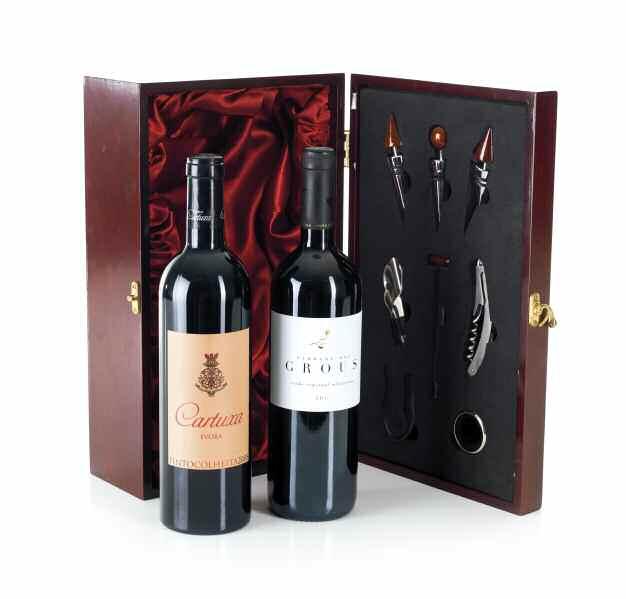 Garrafas - 1 caixa Vinho Tinto Alentejano Cartuxa - Vinho Tinto Alentejano Herdade Grous - 10 [ B E B