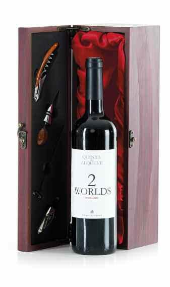 Garrafas - 1 caixa Vinho Tinto Alentejano Adega do Monte - 08 [ B E B I D A ] de Madeira c/
