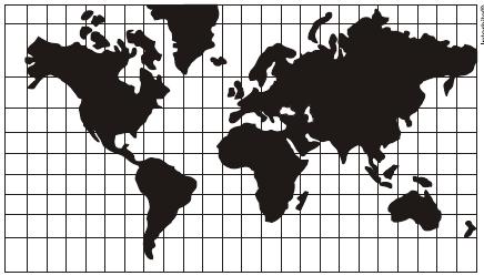 8ª Questão: Observe o mapa a seguir e responda. a) Como é chamada a técnica cartográfica utilizada? b) Explique essa técnica, utilizando os dados do mapa para exemplificar.