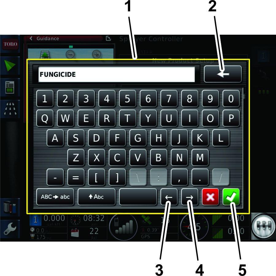 8. Pressione o ícone de NOME DO PRODUTO, introduza o nome do produto com o teclado do ecrã e pressione o ícone de confirmar (Figura 29). 10.
