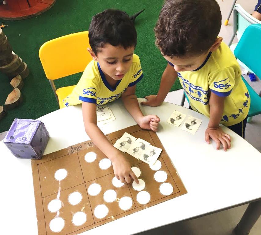 As atividades envolvendo situações problemas possibilitaram que as crianças pensassem sobre o sistema numérico, utilizassem hipóteses, analisem as opções de erros e acertos, elaborassem formas