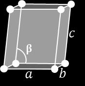 Relação axial: aa bb cc Ângulos