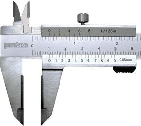 00 mm Vernier/régua móvel: menor