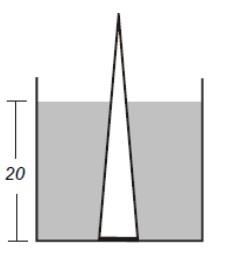 Determine o volume da pirâmide P 2. Questão 12 O diretor de um clube deseja construir um poço, com formato cilíndrico, de 10,0 m de profundidade e diâmetro interior igual a 1,0 m.