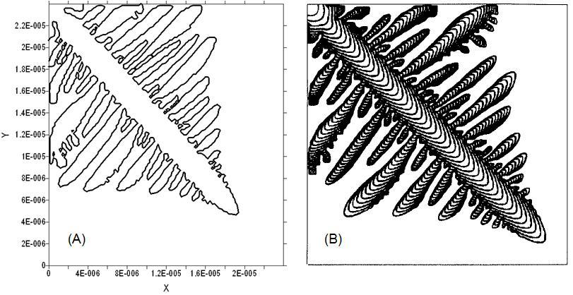 Tabela V.3: Parâmetros utilizados nas simulações bidimensionais das dendritas de Níquel [43].