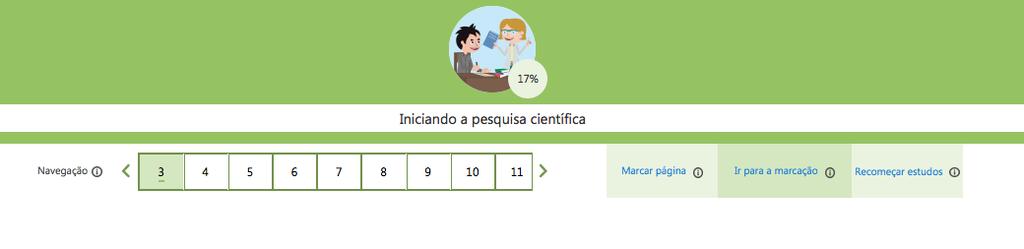 Conhecendo uma página de conteúdos Caso você queira limpar a