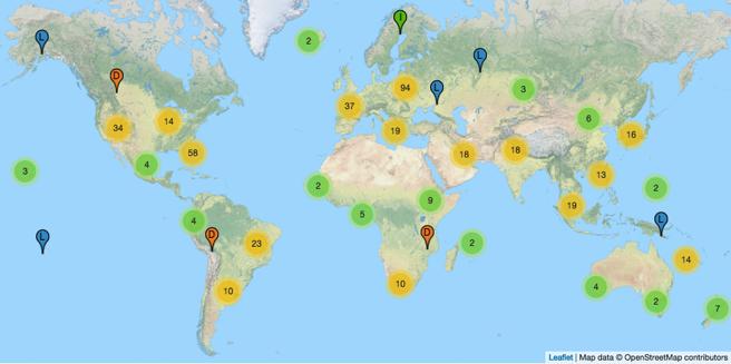 Classes de Servidores DNS Servidores Raiz (root servers) São apeas 13 servidores espalhados pelo mudo Na realidade cada servidor é um cojuto de vários servidores replicados