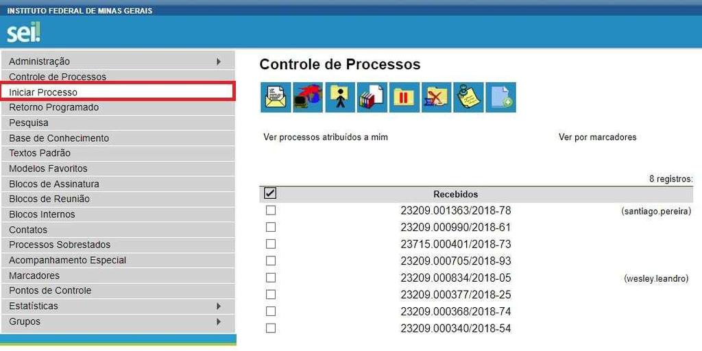 1 Iniciando o processo É recomendado que antes de criar o