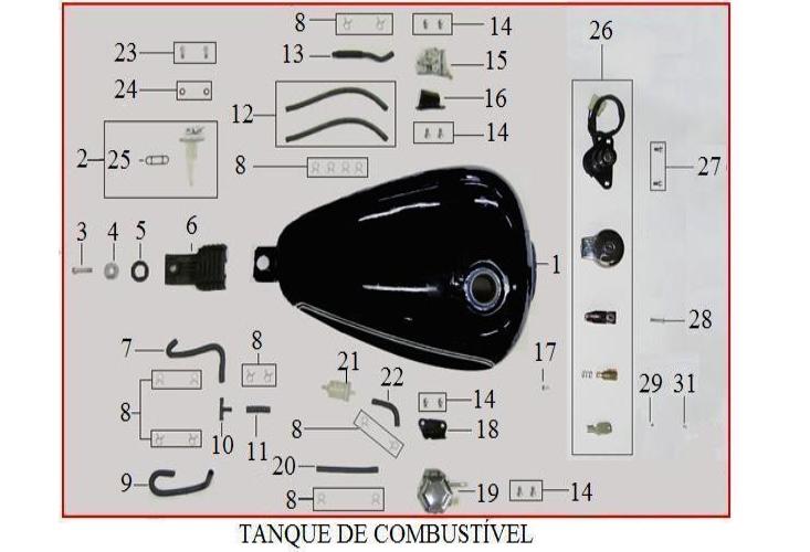 TANQUE DE COMBUSTIVEL 1 D0417510000HAI TANQUE DE COMBUSTIVEL PRETO - 2008 TODOS 1 D0417510000HDI TANQUE DE COMBUSTIVEL PRATA - 2008 TODOS 2 D0417521000HSI FILTRO DE COMBUSTIVEL A TODOS 3