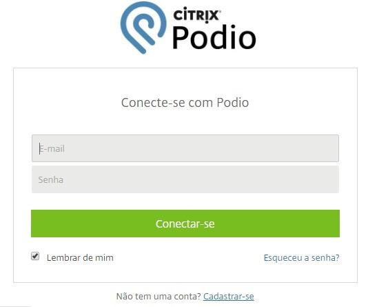 6) Avance nas próximas 3 telas e pronto! Você já está cadastrado na plataforma Podio!