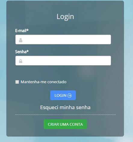 Para que o prestador possa acessar é necessário criar uma conta conforme apresentado na figura abaixo.