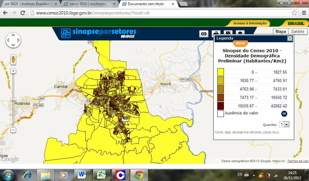 Londrina no site do