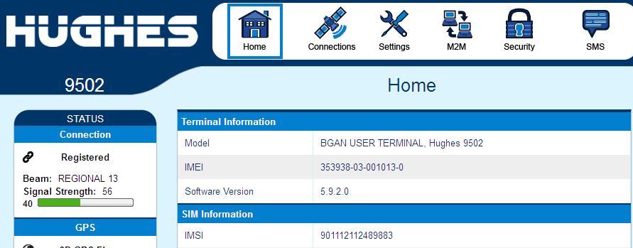 Saia do terminal BGAN do seu navegador da Web e desligue o modem BGAN. A imagem a seguir mostra os satélites Immarsat e seu mapa de cobertura. 3.