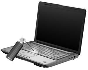 4 Limpeza do TouchPad e do teclado Oleosidade e sujeira no TouchPad podem fazer com que o cursor fique saltando na tela.