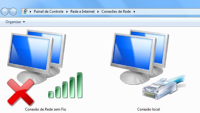 3) ao abrir suas conexões de redes vamos localizar a CONEXÃO LOCAL, e clicar em cima com o botão direto e clicar em PROPRIEDADES. Obs.