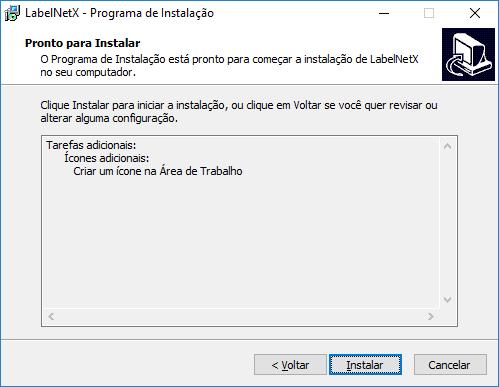 Instalando o software LabelNetX Após baixar o software clique duas vezes no instalador LabelNetX_Full_1.